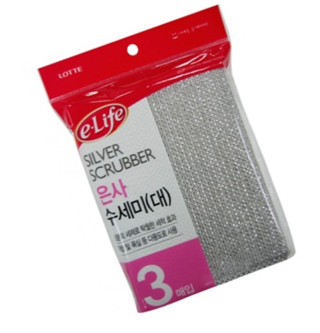 [주방용품] 은사 수세미(대)14cm*18cm*1cm