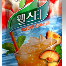 [웰스티] 복숭아 아이스티